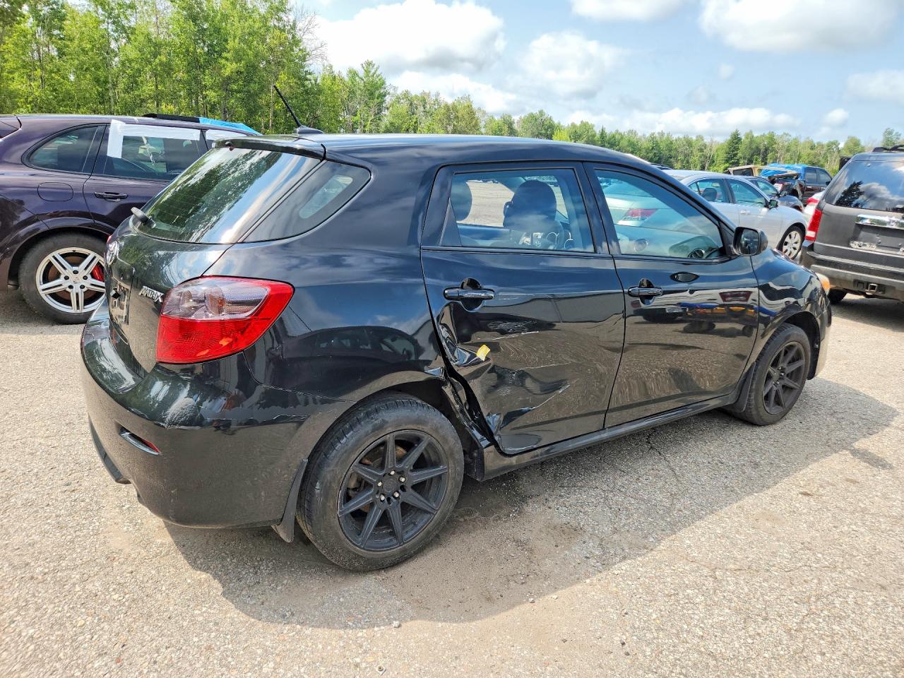 2012 Toyota Matrix L Black vin: 2T1KU4EE3CC792762