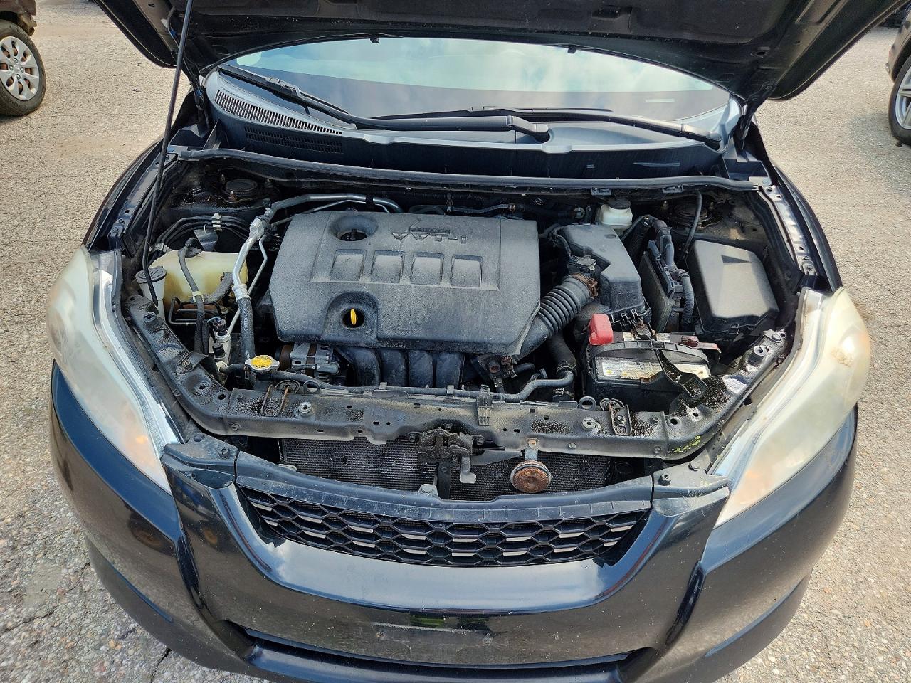2012 Toyota Matrix L Black vin: 2T1KU4EE3CC792762