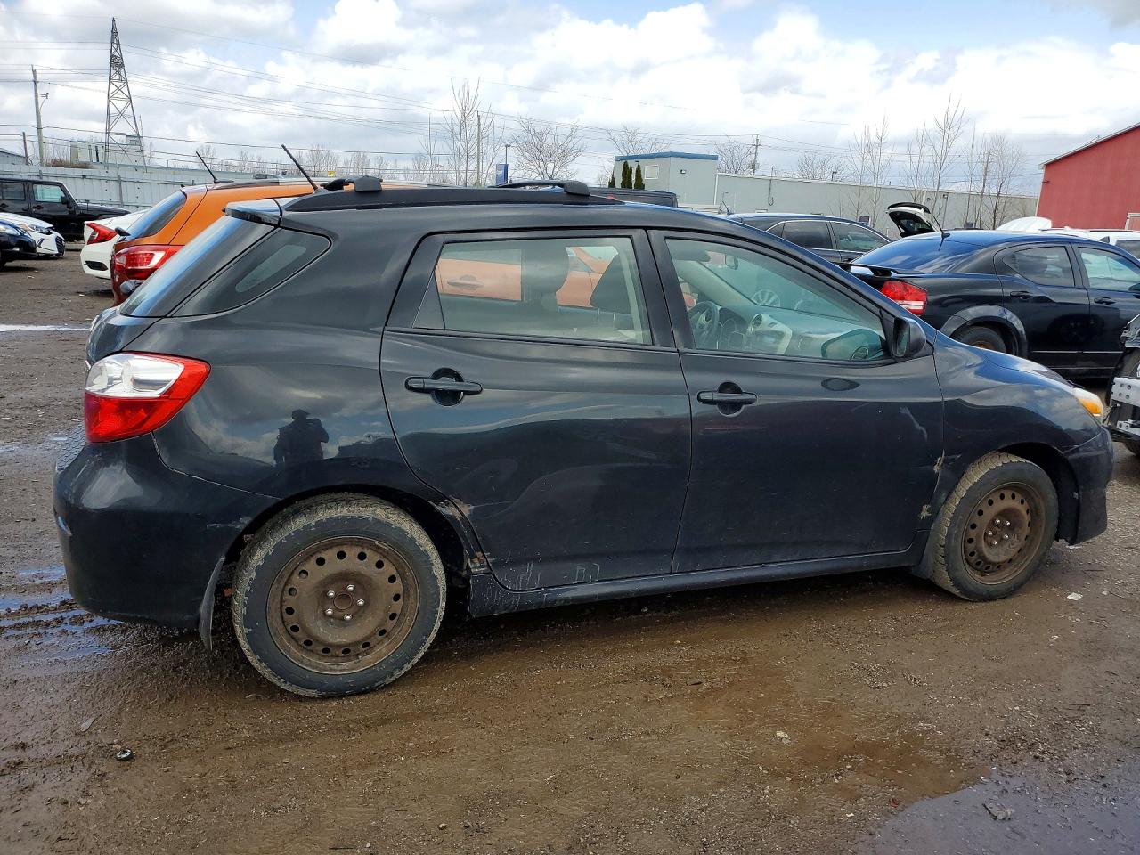 2013 Toyota Matrix L Black vin: 2T1KU4EE3DC035569