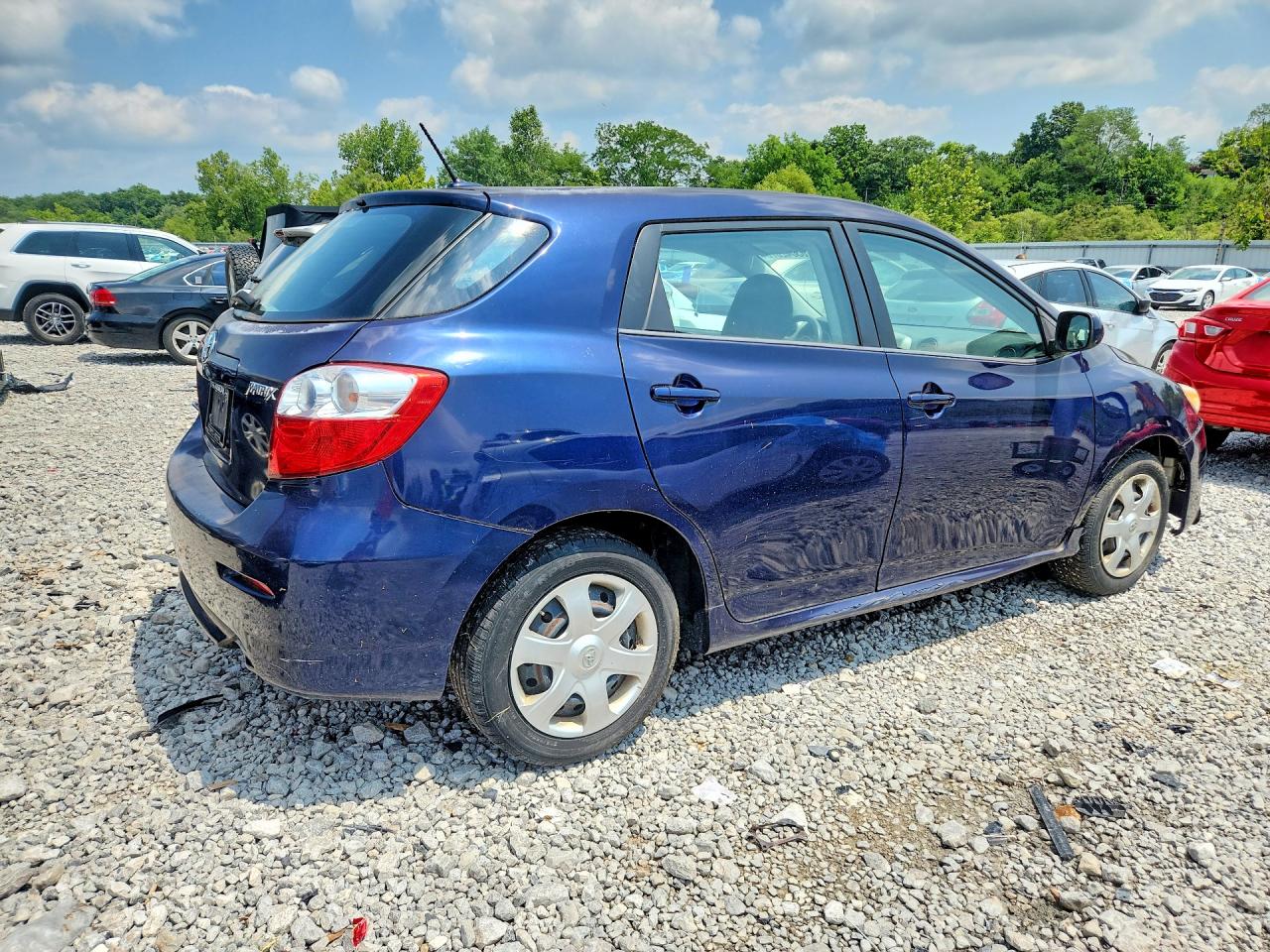 2010 Toyota Matrix Base Blue vin: 2T1KU4EE4AC252978