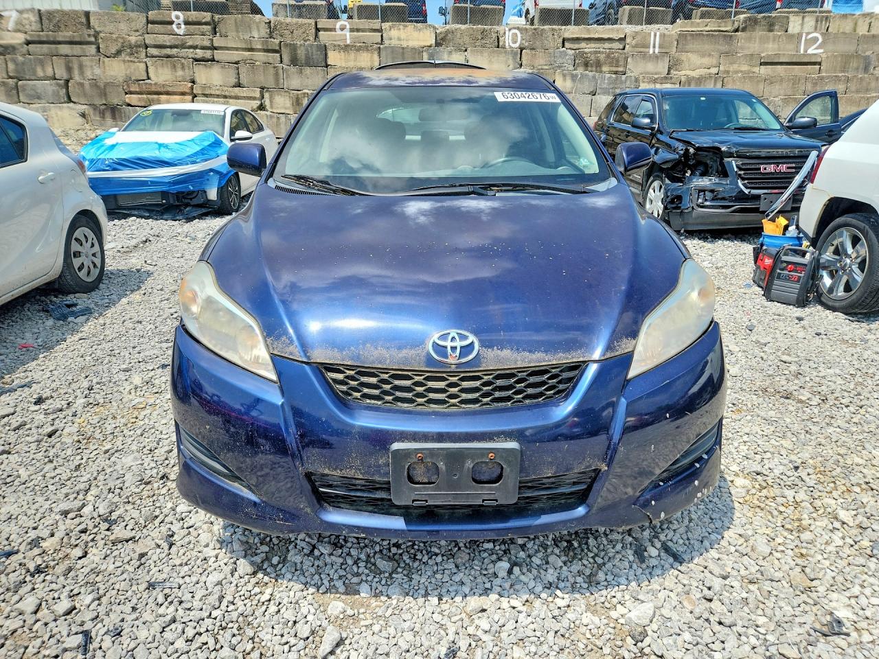 2010 Toyota Matrix Base Blue vin: 2T1KU4EE4AC252978