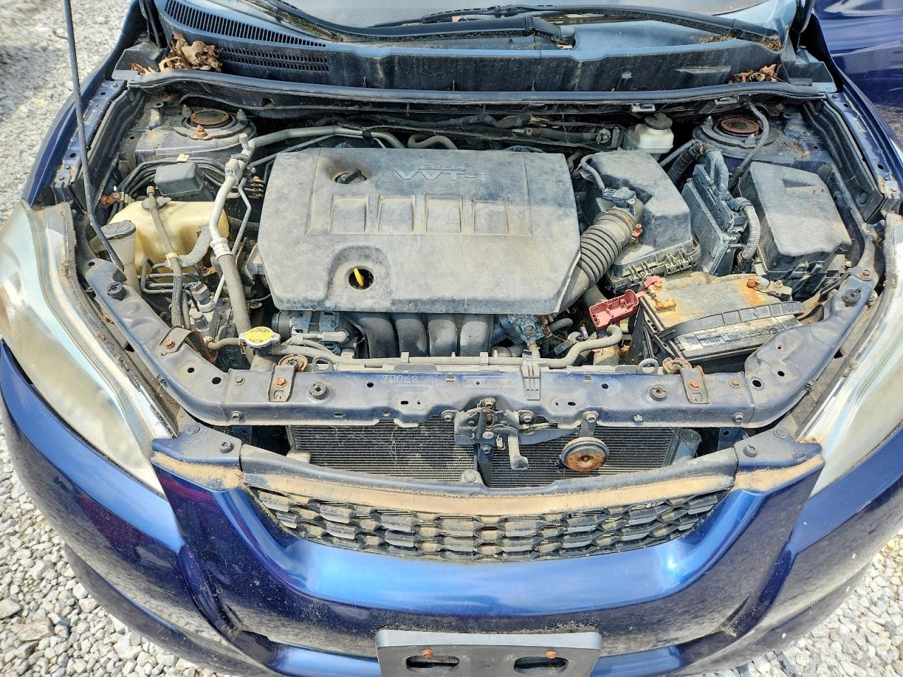 2010 Toyota Matrix Base Blue vin: 2T1KU4EE4AC252978