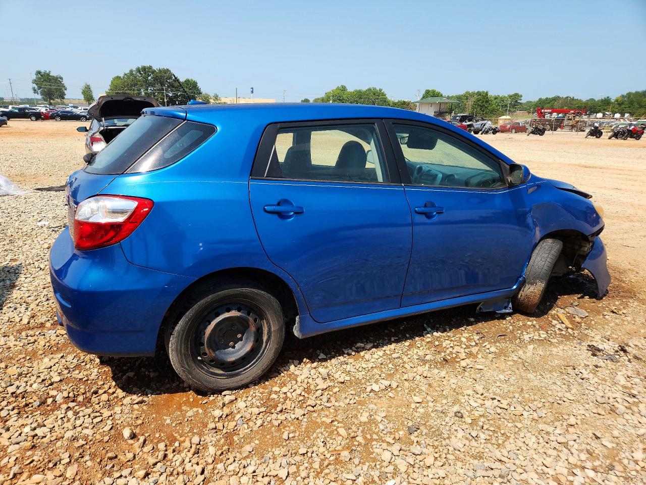 2010 Toyota Matrix Base Blue vin: 2T1KU4EE4AC270719