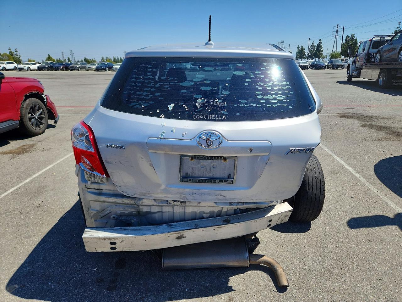 2010 Toyota Matrix Base Silver vin: 2T1KU4EE4AC344818