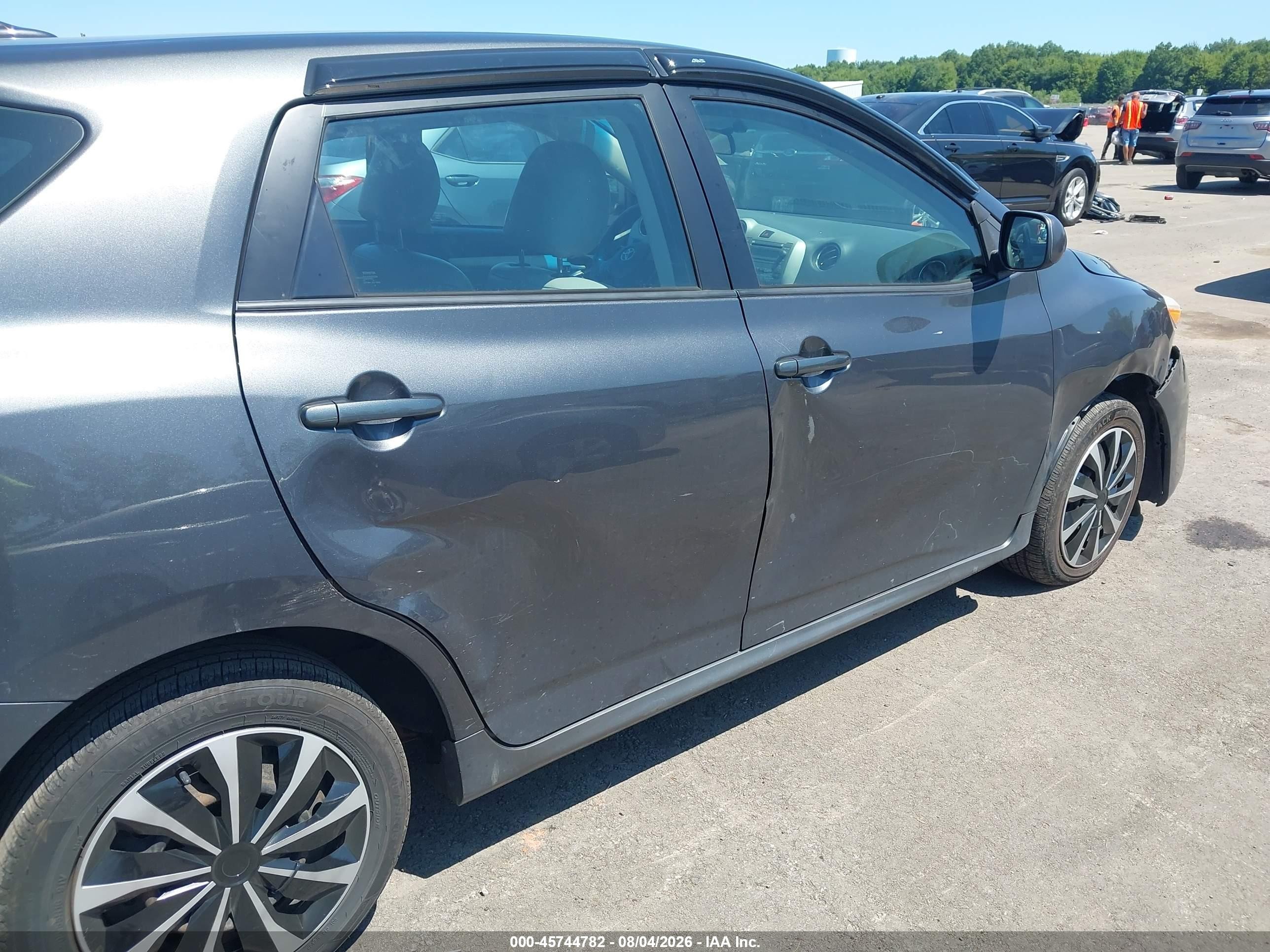 2010 Toyota Matrix   Gray vin: 2T1KU4EE4AC474128