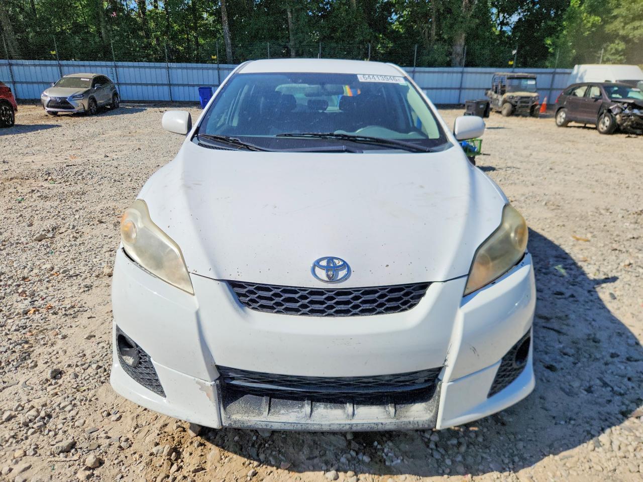2010 Toyota Matrix Base White vin: 2T1KU4EE4AC493794