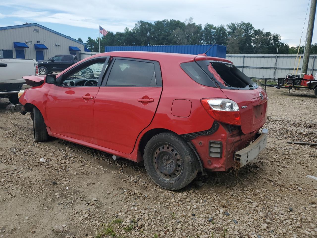 2010 Toyota Corolla Matrix Red vin: 2T1KU4EE5AC192869