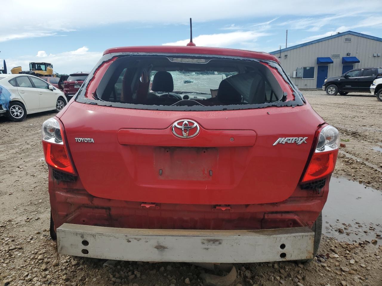 2010 Toyota Corolla Matrix Red vin: 2T1KU4EE5AC192869