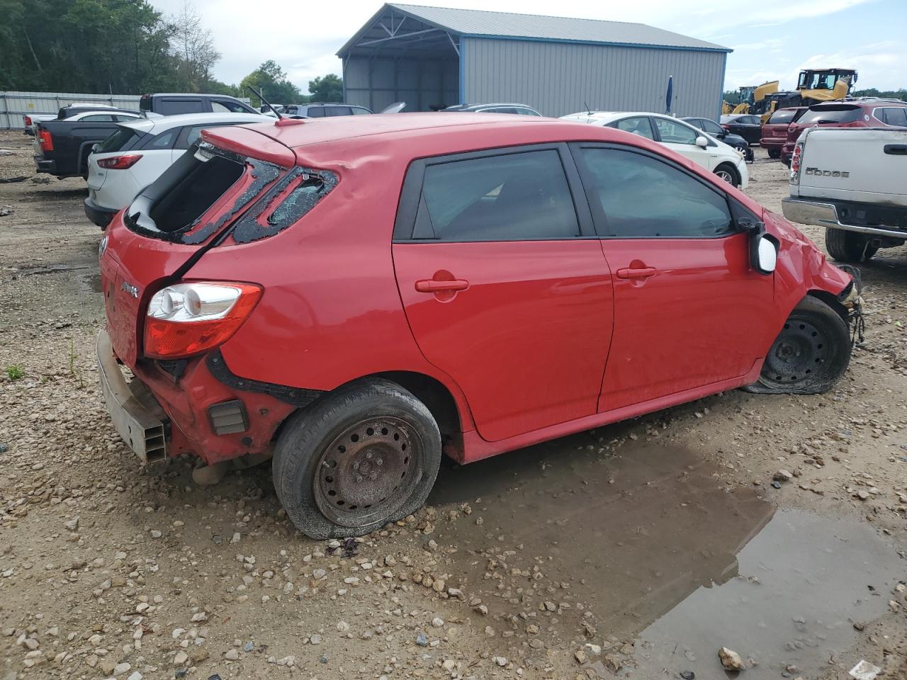 2010 Toyota Corolla Matrix Red vin: 2T1KU4EE5AC192869