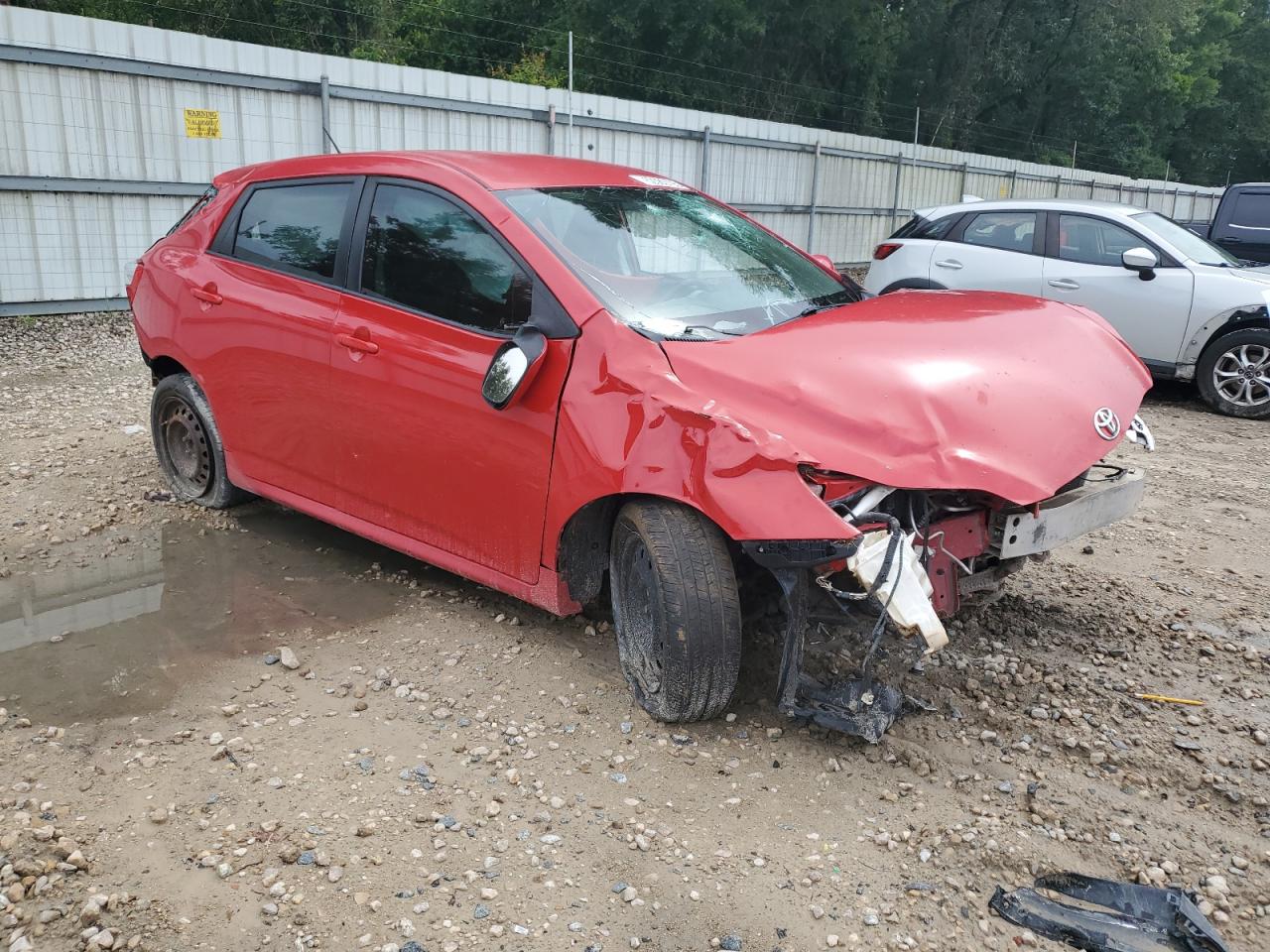 2010 Toyota Corolla Matrix Red vin: 2T1KU4EE5AC192869