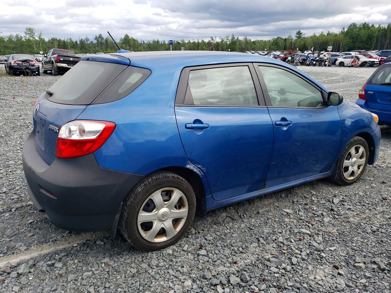 2010 Toyota Matrix Base Синий vin: 2T1KU4EE5AC426234
