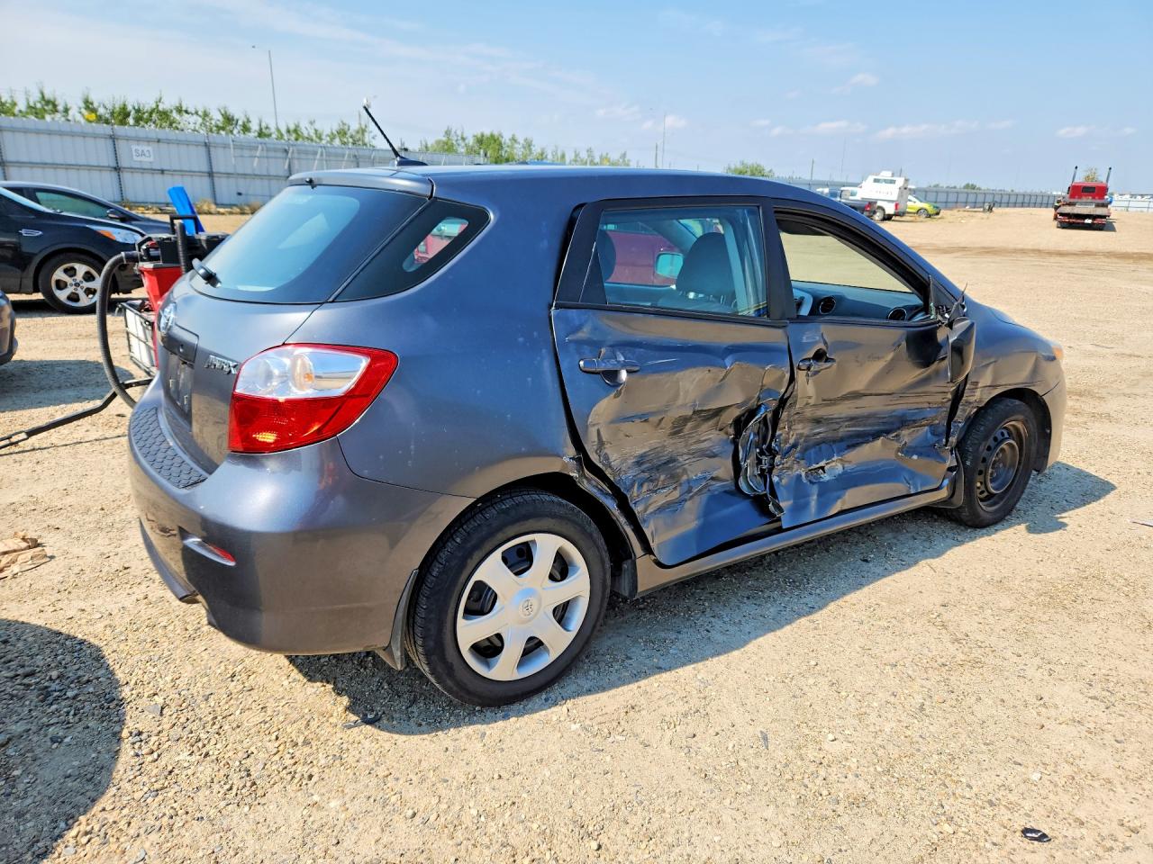 2010 Toyota Matrix Base Gray vin: 2T1KU4EE5AC437153