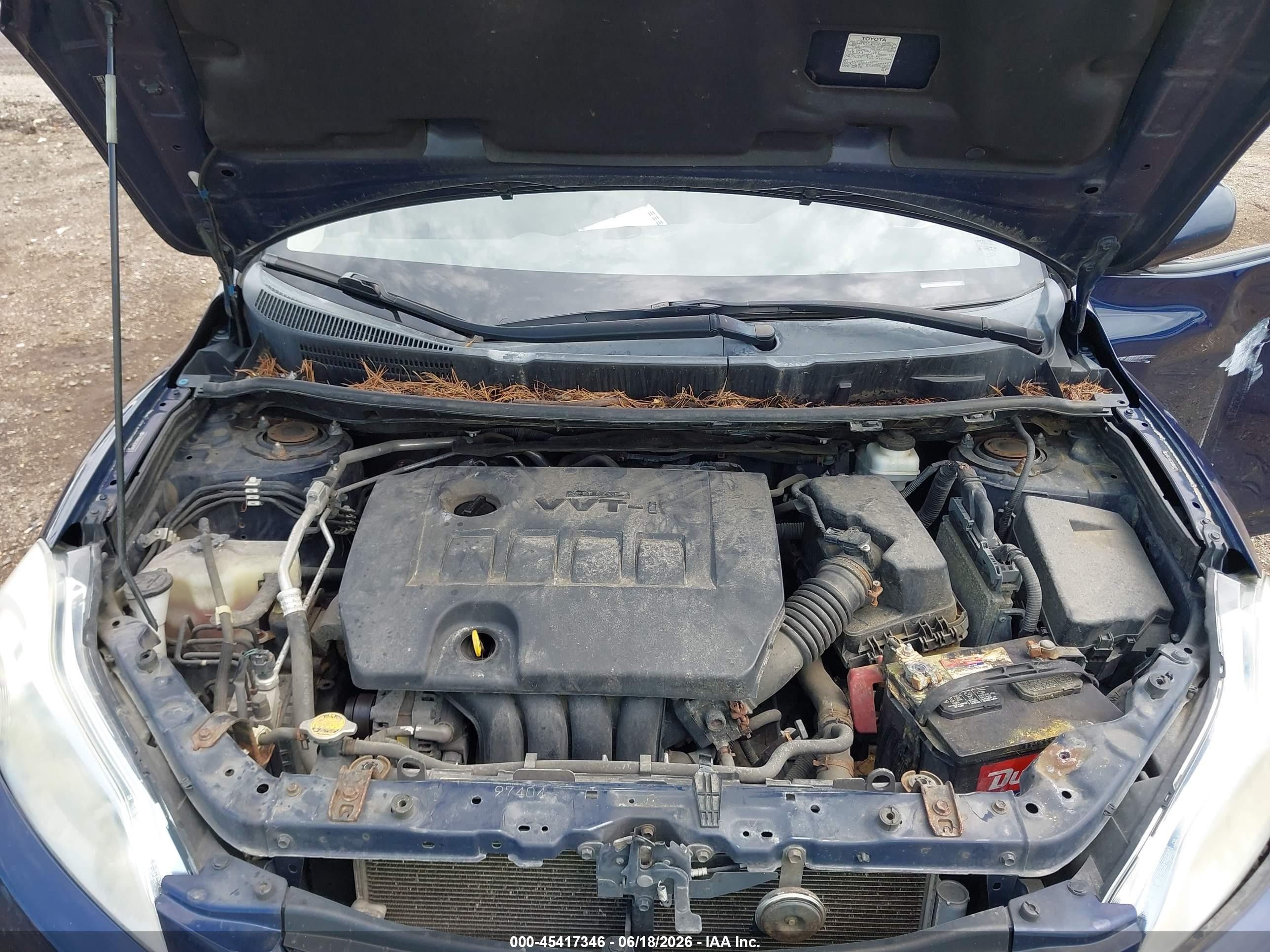 2011 Toyota Matrix   Blue vin: 2T1KU4EE5BC660911