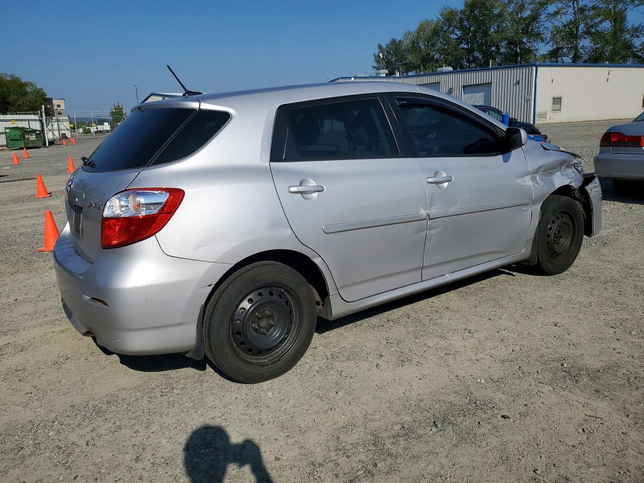 2012 Toyota Matrix L Silver vin: 2T1KU4EE5CC762596