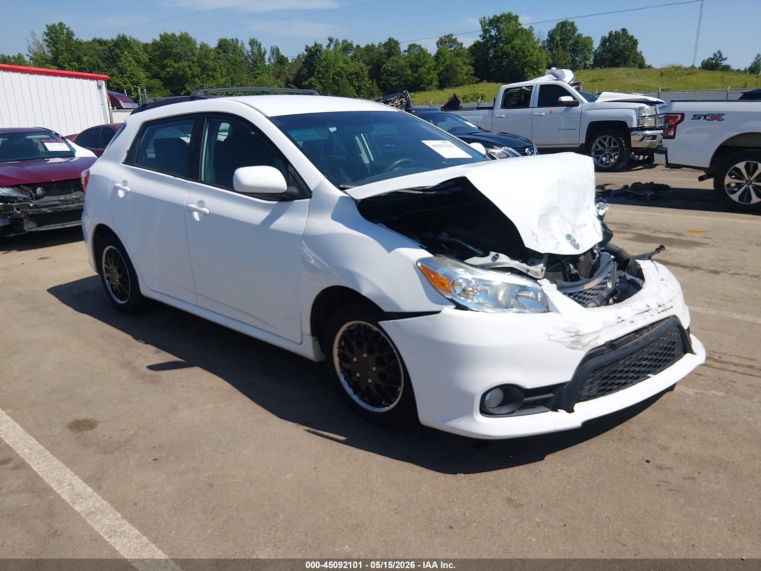 2012 Toyota Matrix L White vin: 2T1KU4EE5CC763893