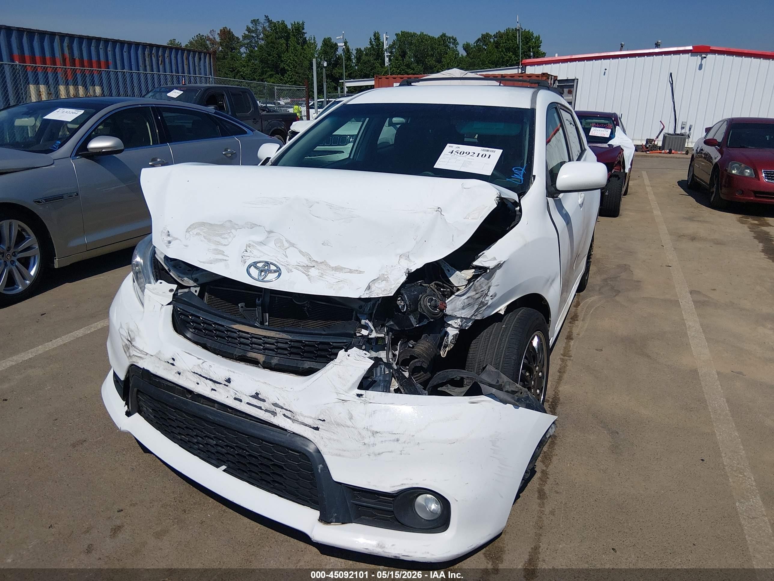 2012 Toyota Matrix L Белый vin: 2T1KU4EE5CC763893