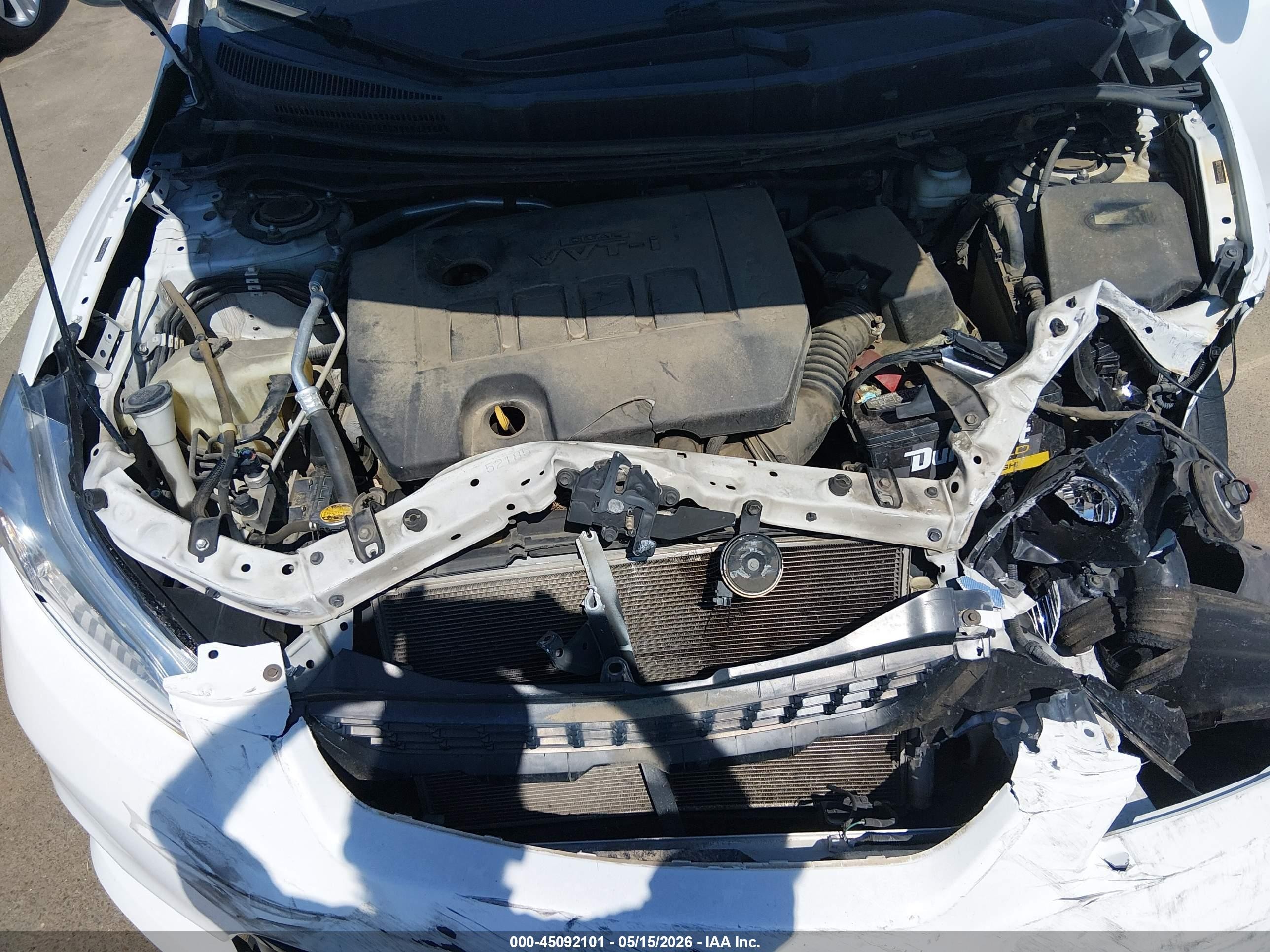2012 Toyota Matrix L Белый vin: 2T1KU4EE5CC763893