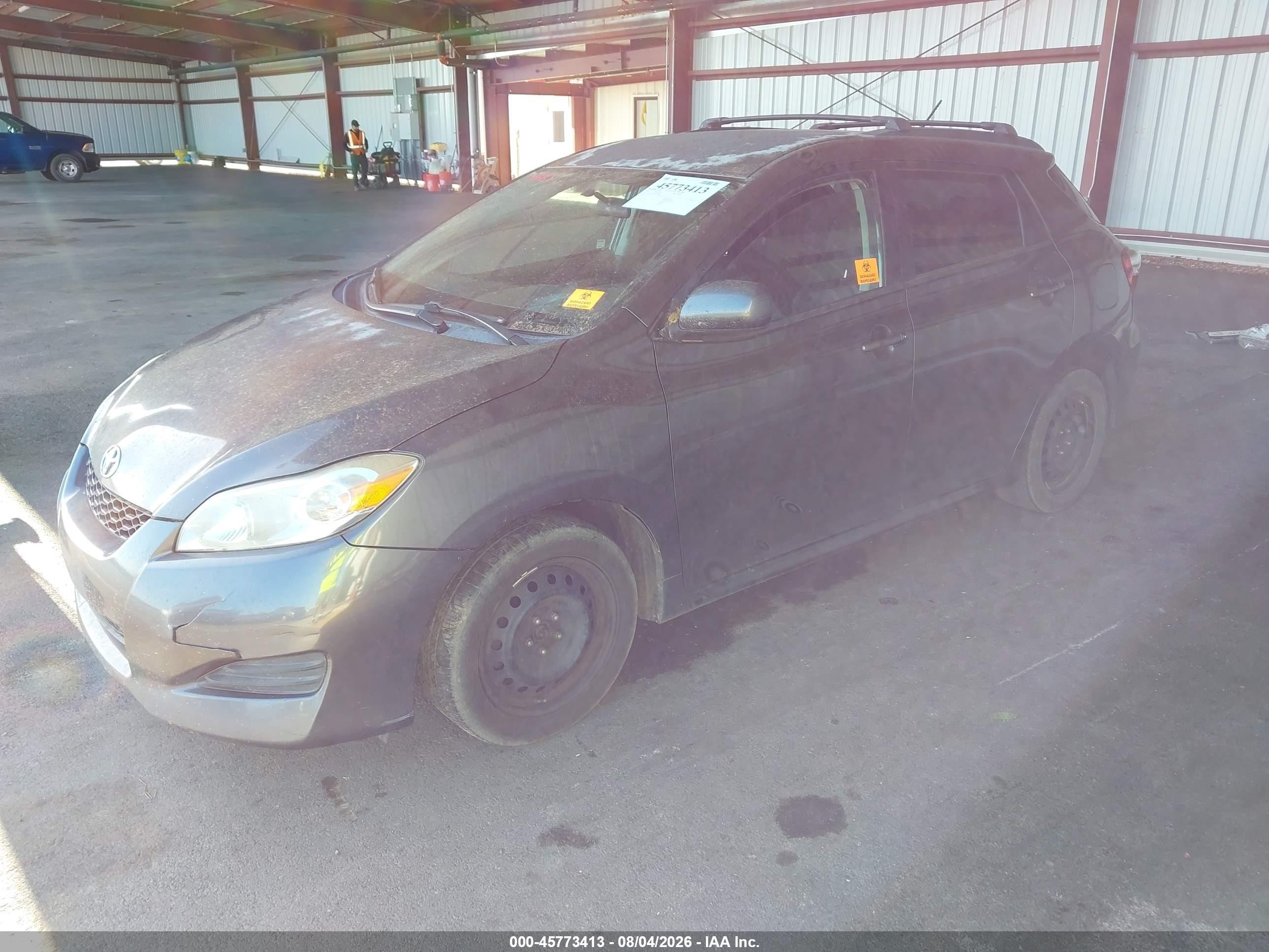 2013 Toyota Matrix L Серый vin: 2T1KU4EE5DC019485