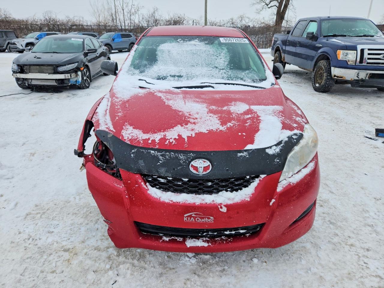 2013 Toyota Matrix Wagon Красный vin: 2T1KU4EE5DC032012