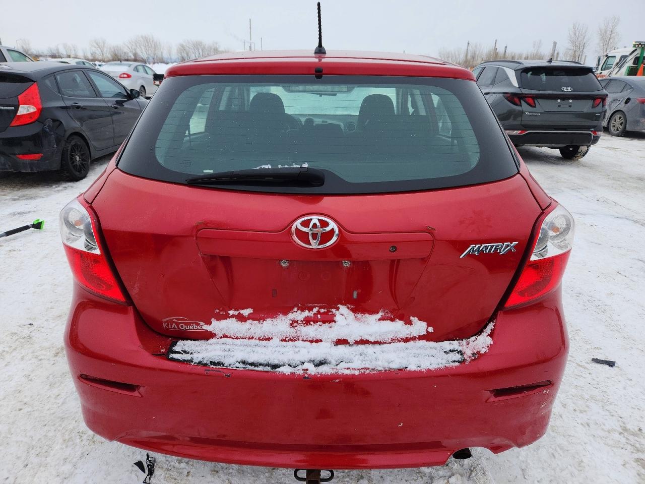 2013 Toyota Matrix Wagon Красный vin: 2T1KU4EE5DC032012