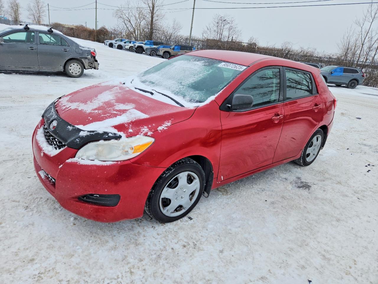 2013 Toyota Matrix Wagon Красный vin: 2T1KU4EE5DC032012