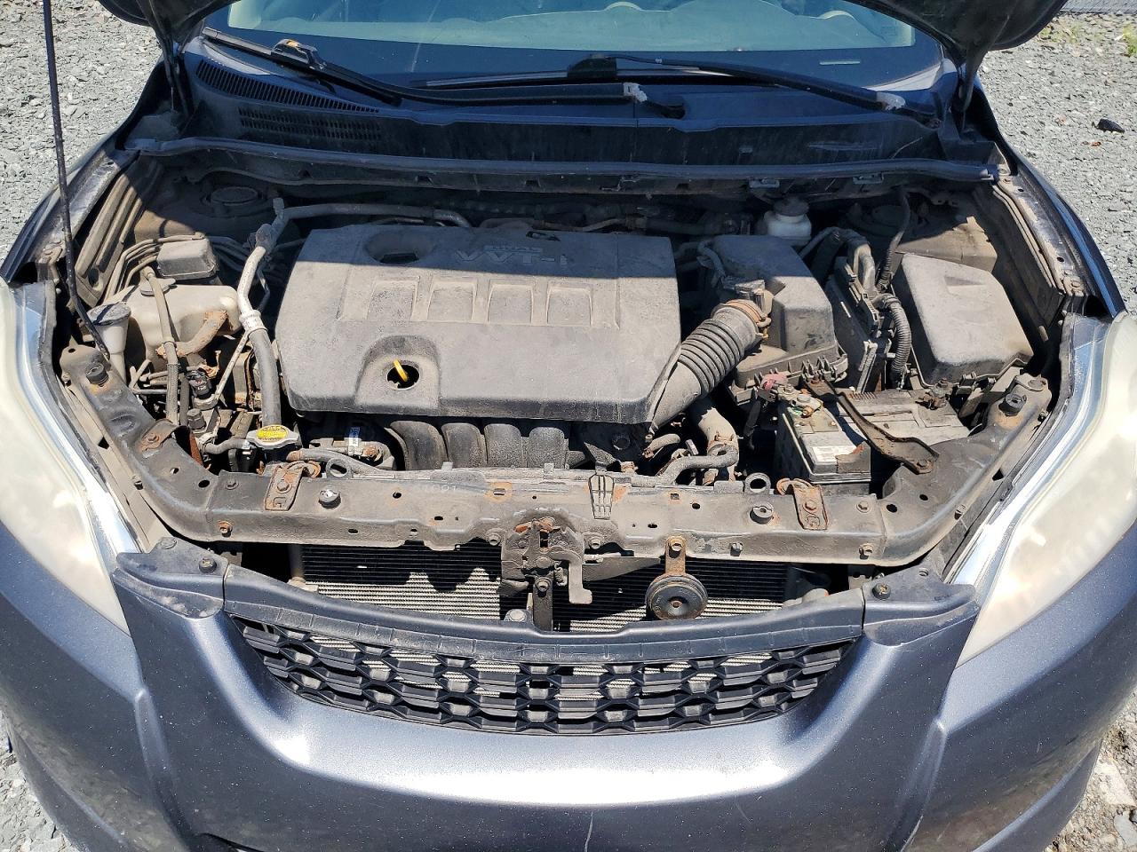 2010 Toyota Matrix Base Black vin: 2T1KU4EE6AC200249