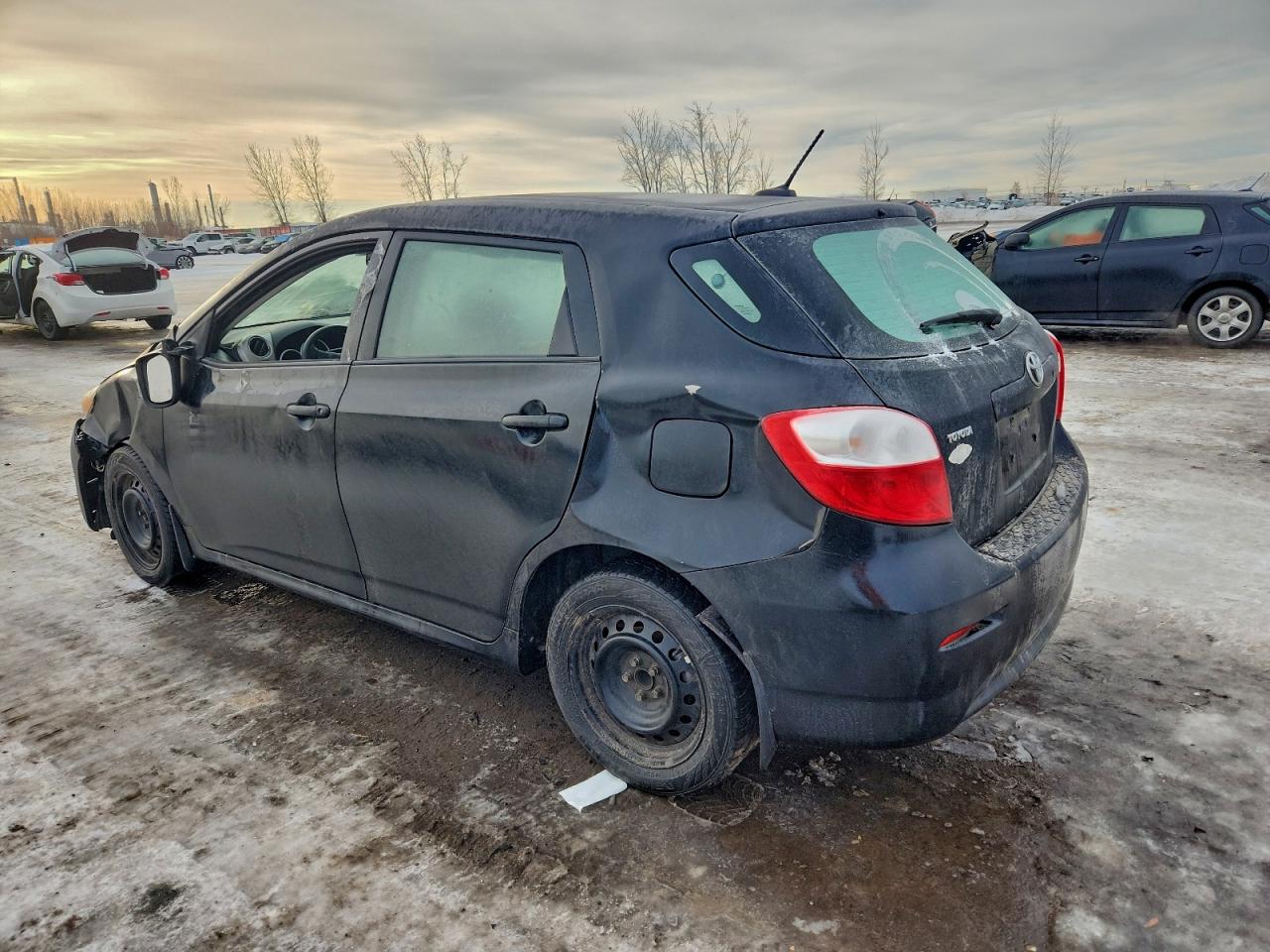 2010 Toyota Corolla Matrix Black vin: 2T1KU4EE6AC203989