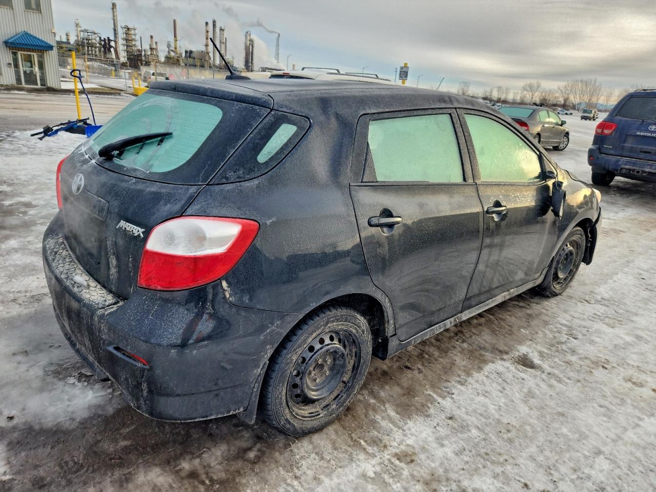 2010 Toyota Corolla Matrix Black vin: 2T1KU4EE6AC203989
