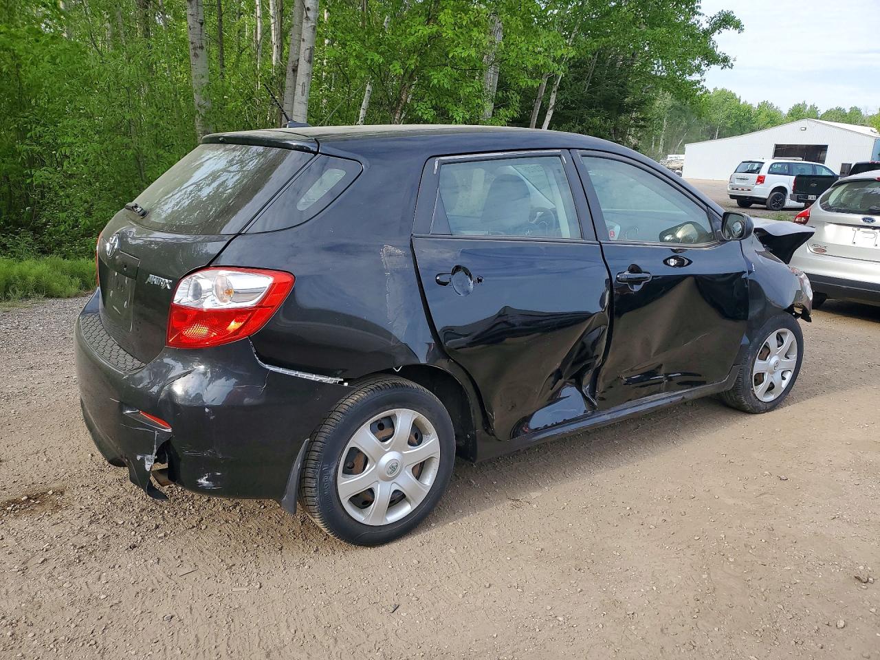 2010 Toyota Matrix Base Black vin: 2T1KU4EE6AC265148