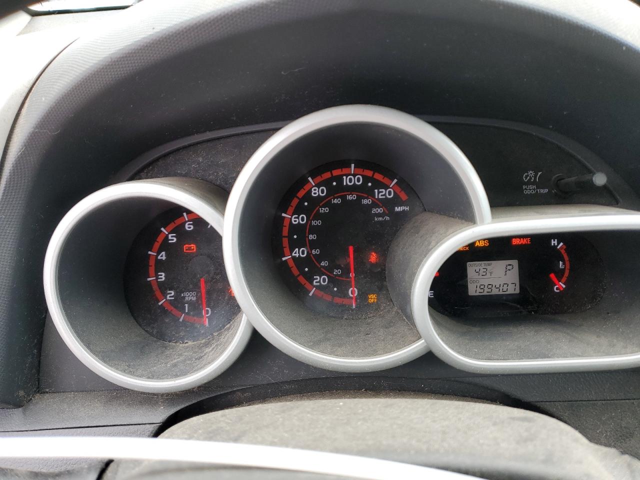 2010 Toyota Corolla Matrix Charcoal vin: 2T1KU4EE6AC339524