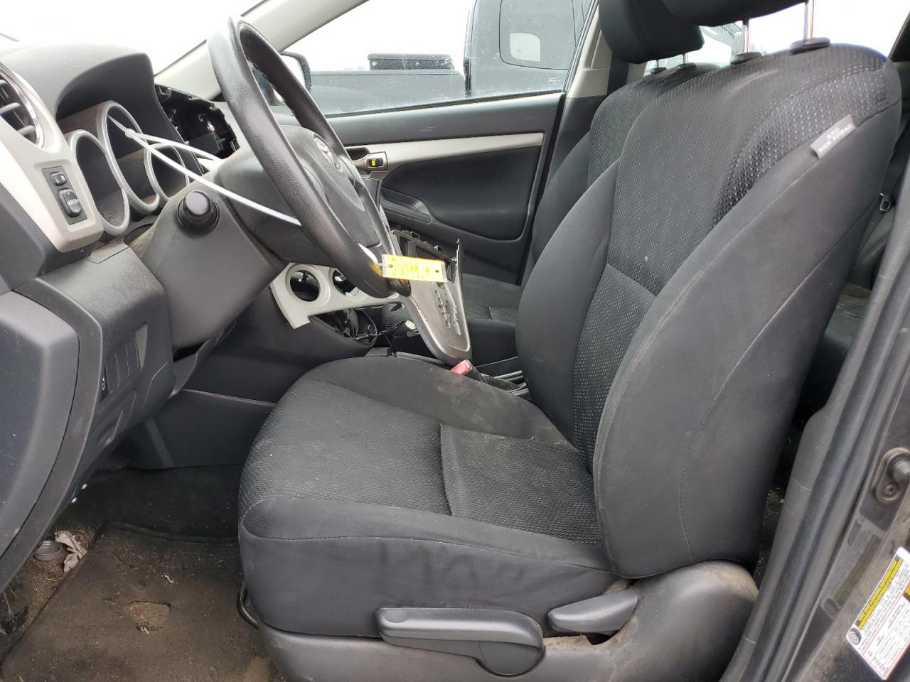 2010 Toyota Corolla Matrix Charcoal vin: 2T1KU4EE6AC339524