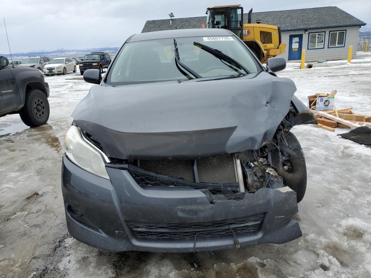 2010 Toyota Corolla Matrix Charcoal vin: 2T1KU4EE6AC339524