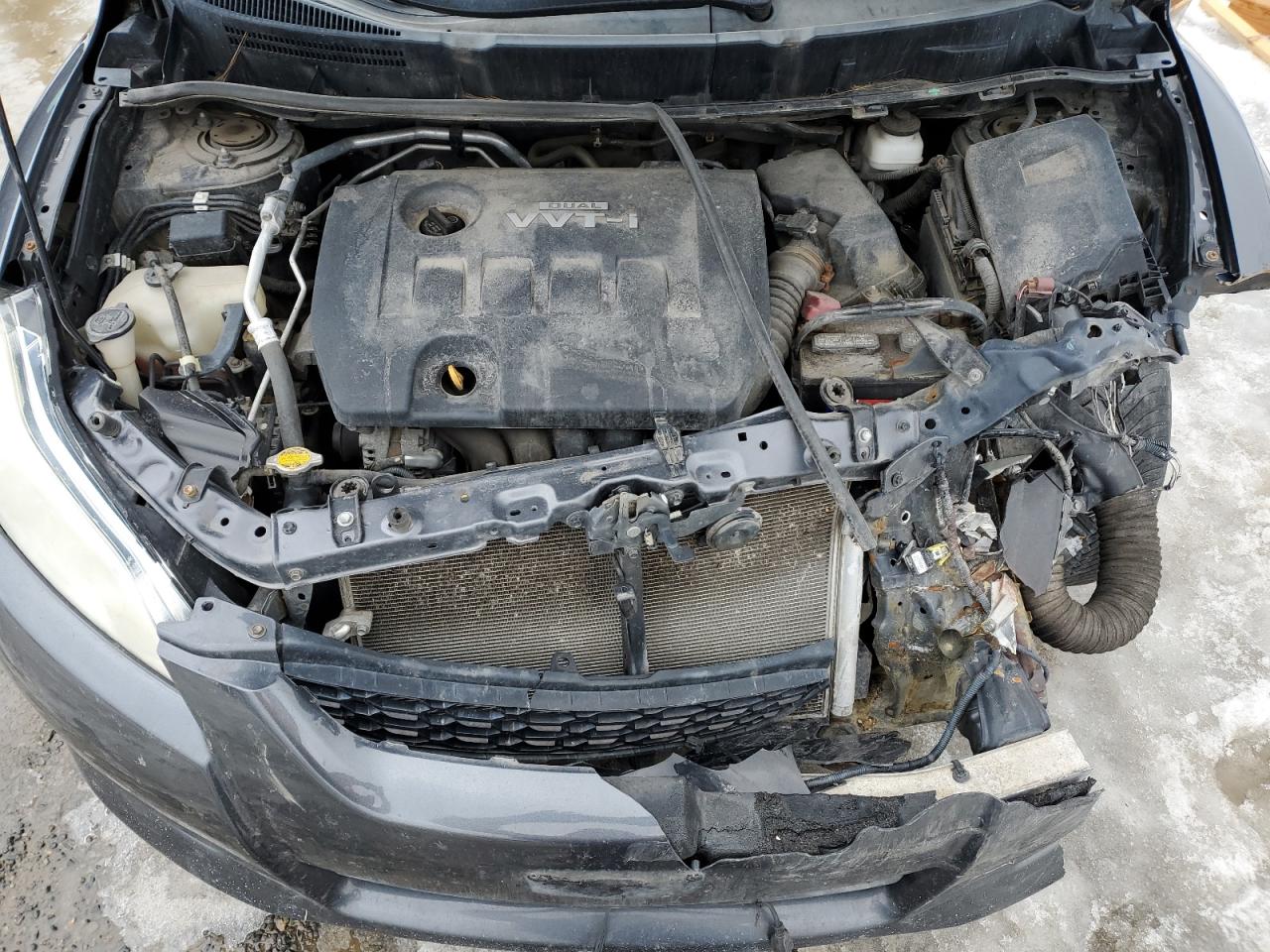 2010 Toyota Corolla Matrix Charcoal vin: 2T1KU4EE6AC339524