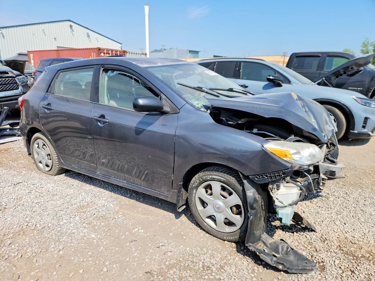 2010 Toyota Matrix Base Gray vin: 2T1KU4EE6AC350264