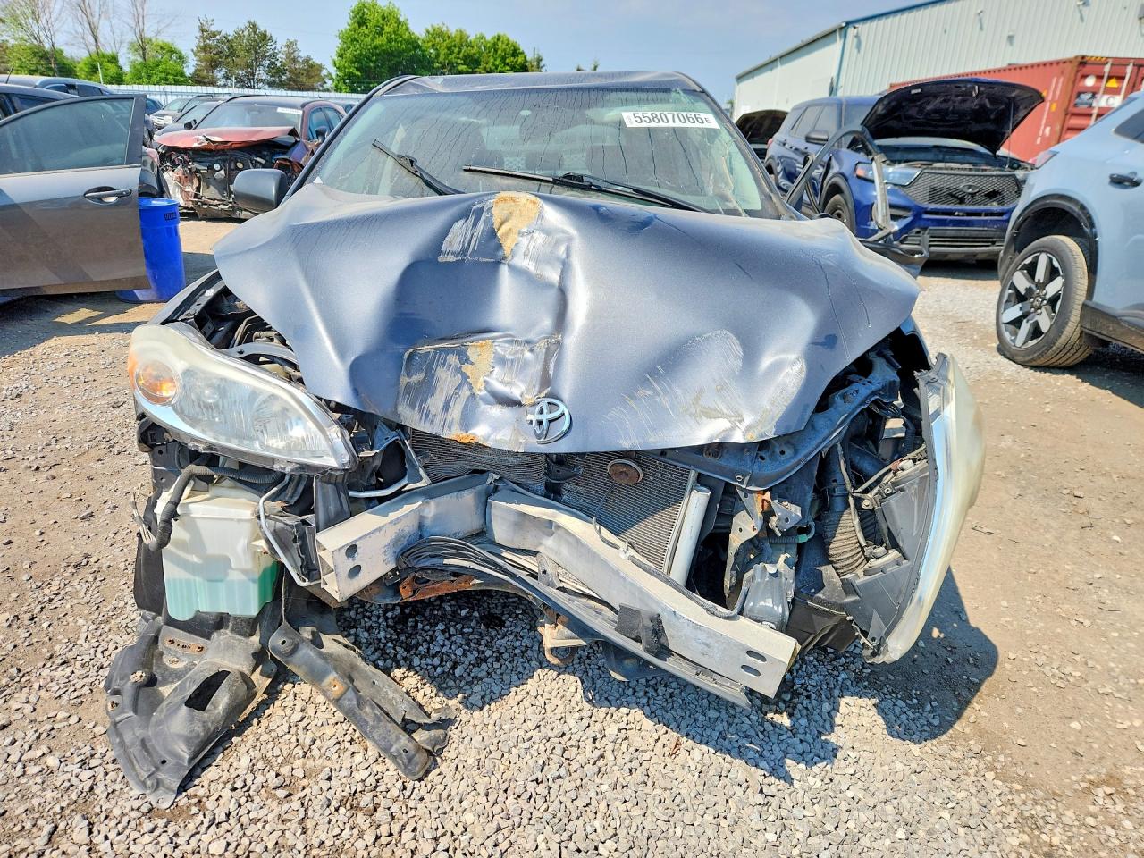 2010 Toyota Matrix Base Gray vin: 2T1KU4EE6AC350264