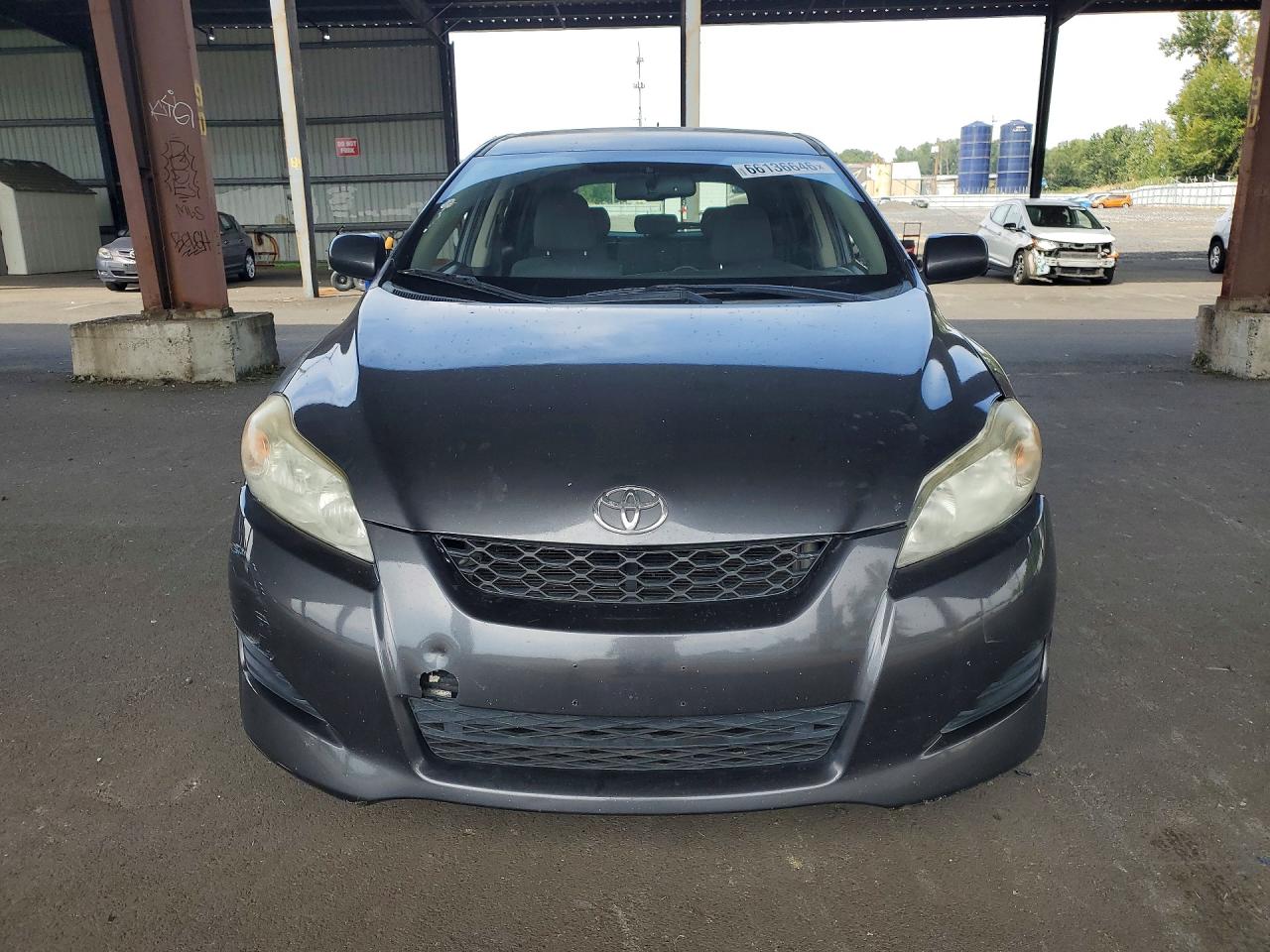2010 Toyota Matrix Base Gray vin: 2T1KU4EE6AC367419