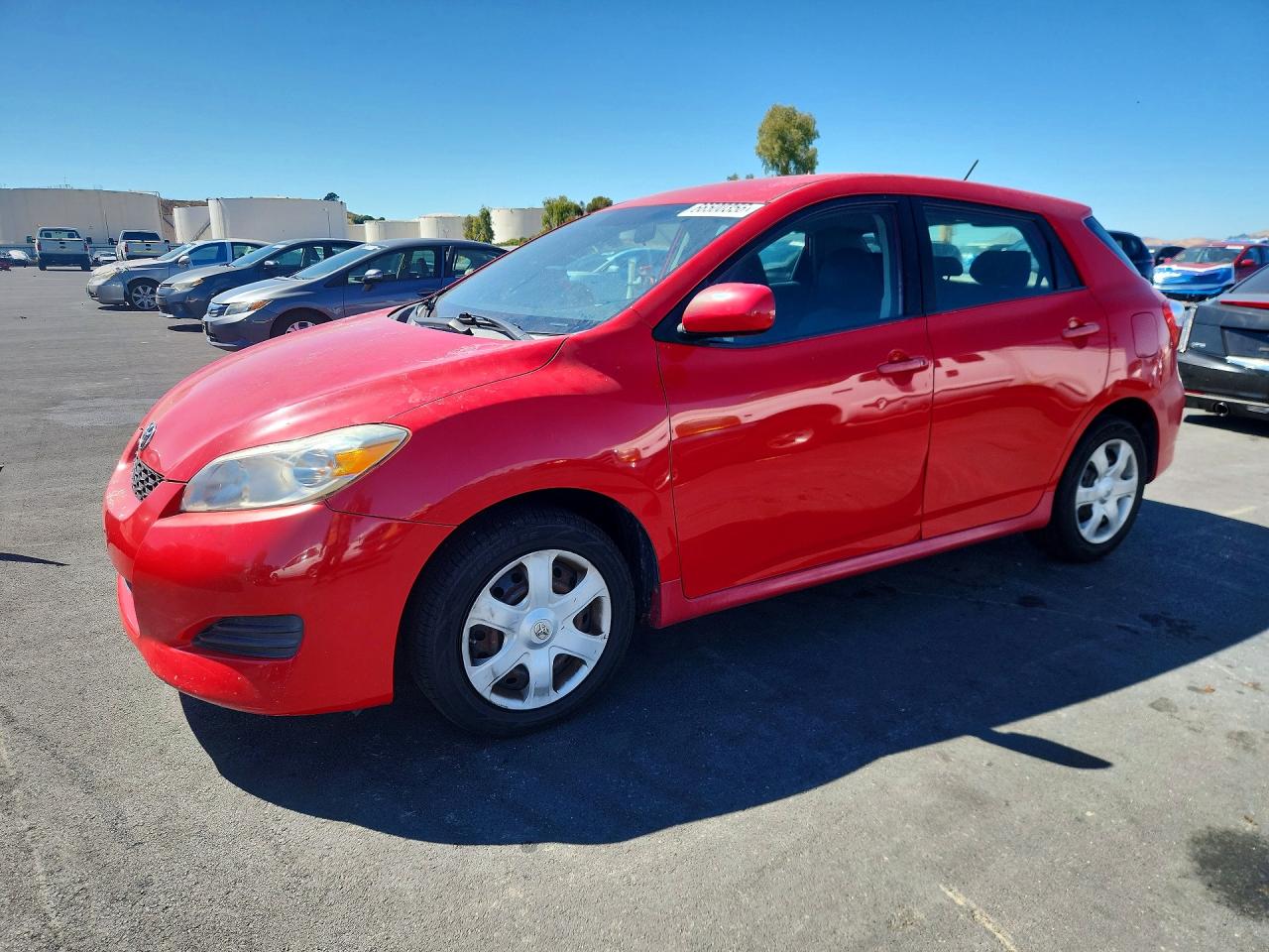 2010 Toyota Matrix Base Red vin: 2T1KU4EE6AC438313
