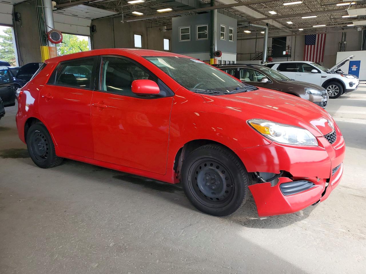 2011 Toyota Matrix Base Красный vin: 2T1KU4EE6BC542253