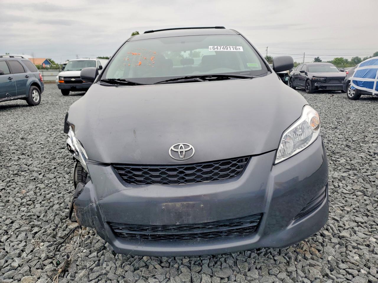 2010 Toyota Matrix Base Gray vin: 2T1KU4EE7AC362908