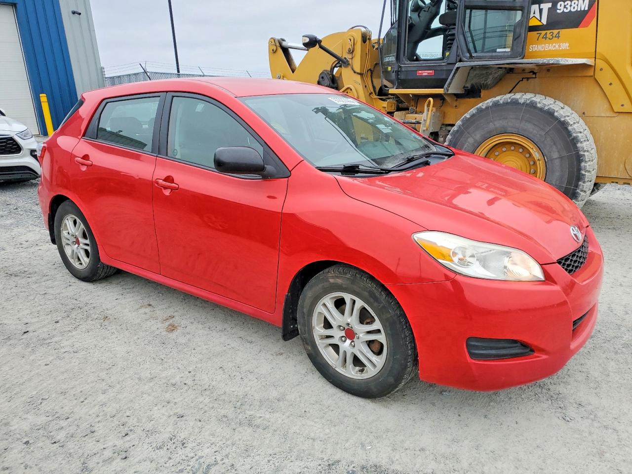 2010 Toyota Corolla Matrix Red vin: 2T1KU4EE7AC398047