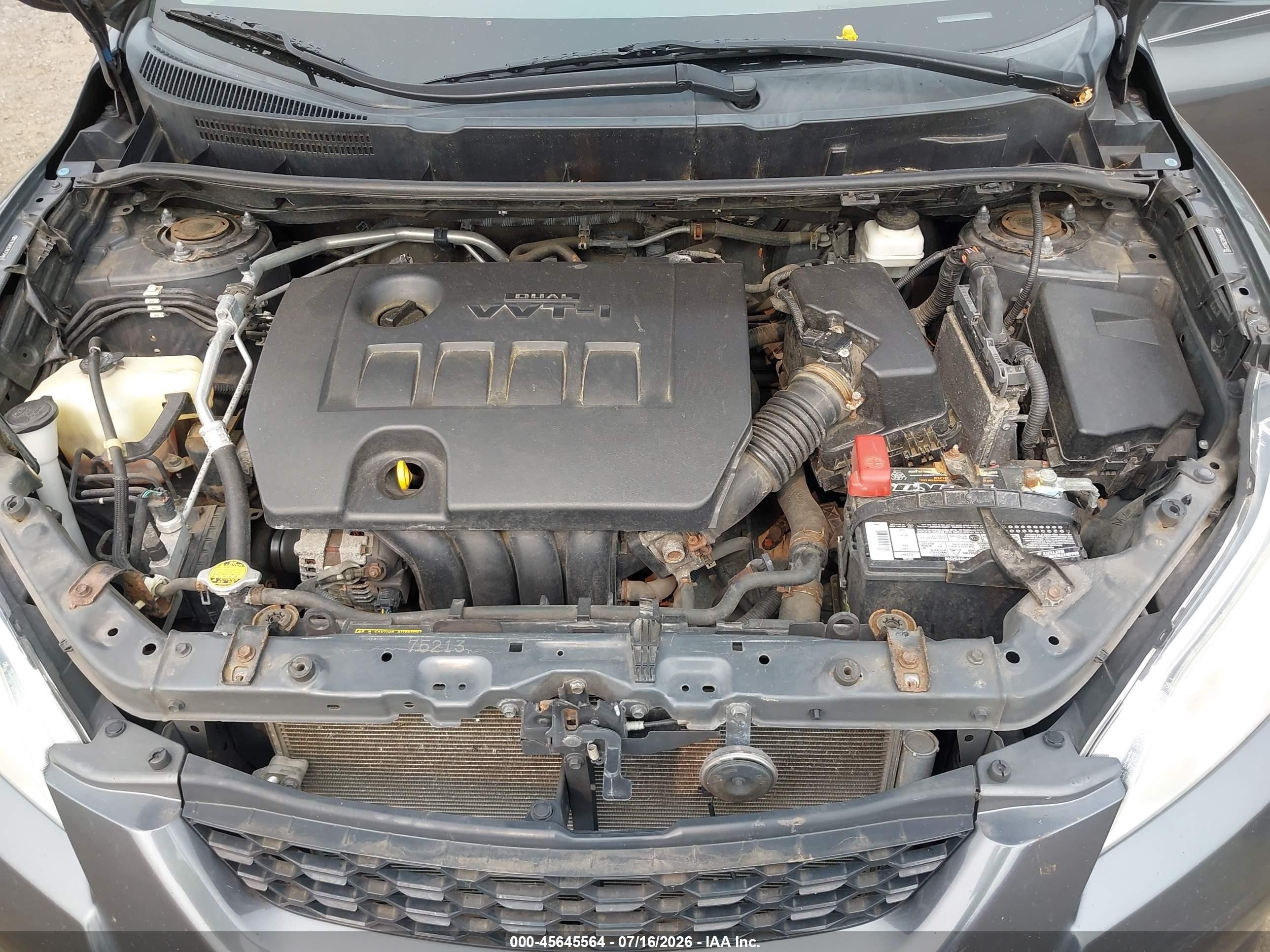 2011 Toyota Matrix   Gray vin: 2T1KU4EE7BC737469