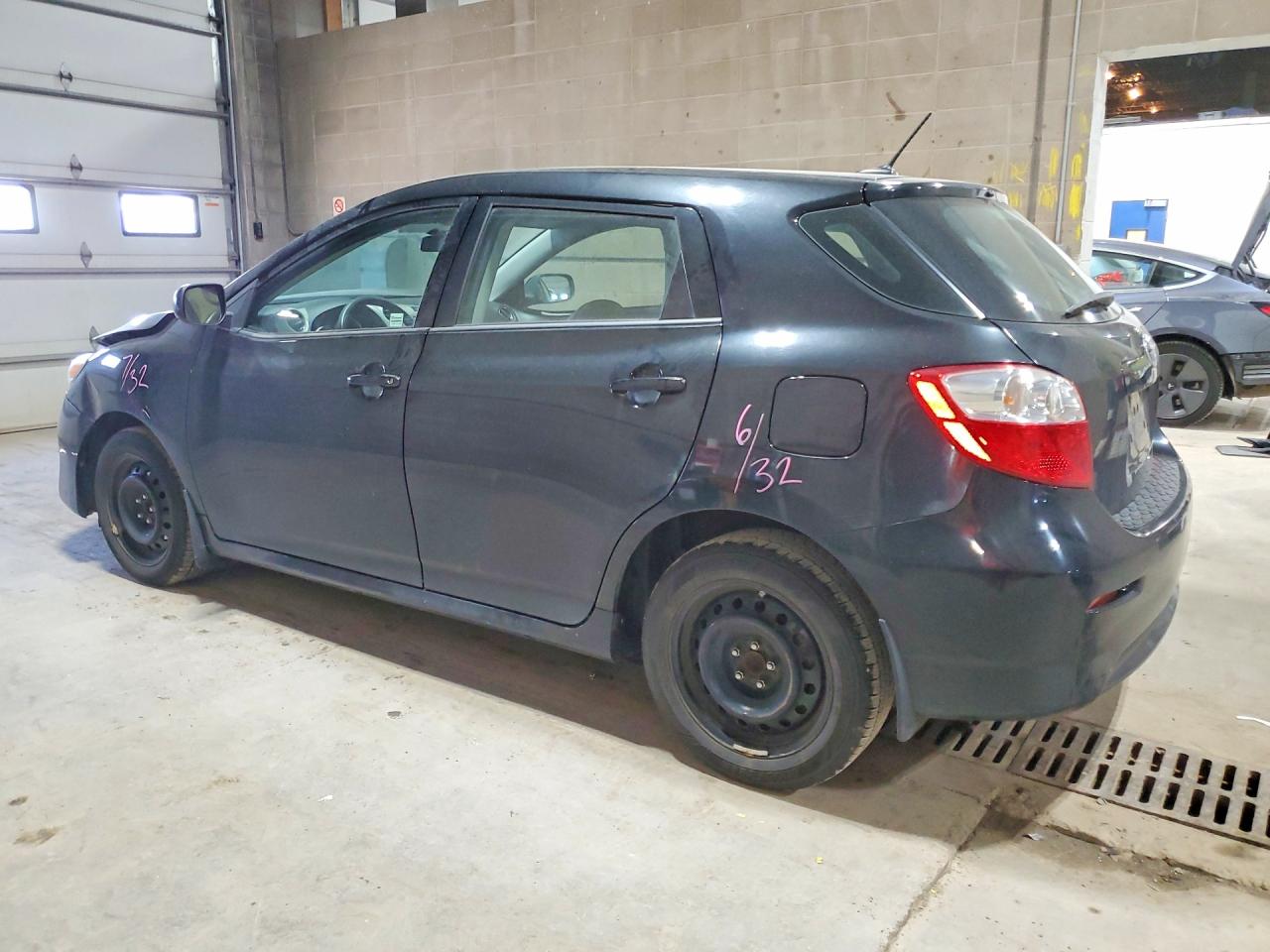 2012 Toyota Matrix L Black vin: 2T1KU4EE7CC816335