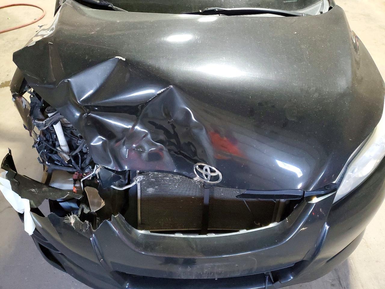 2012 Toyota Matrix L Black vin: 2T1KU4EE7CC816335