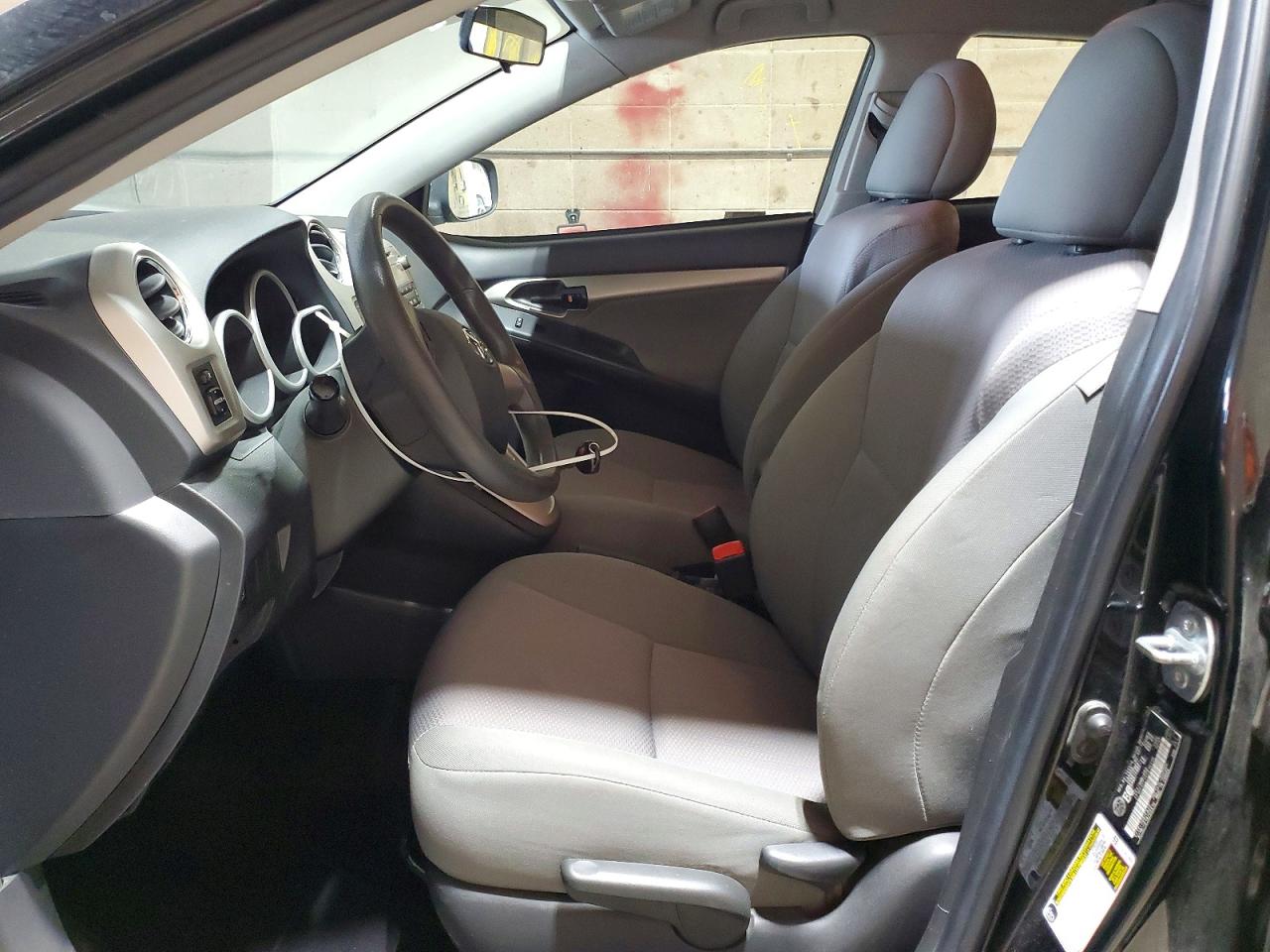 2012 Toyota Matrix L Black vin: 2T1KU4EE7CC816335
