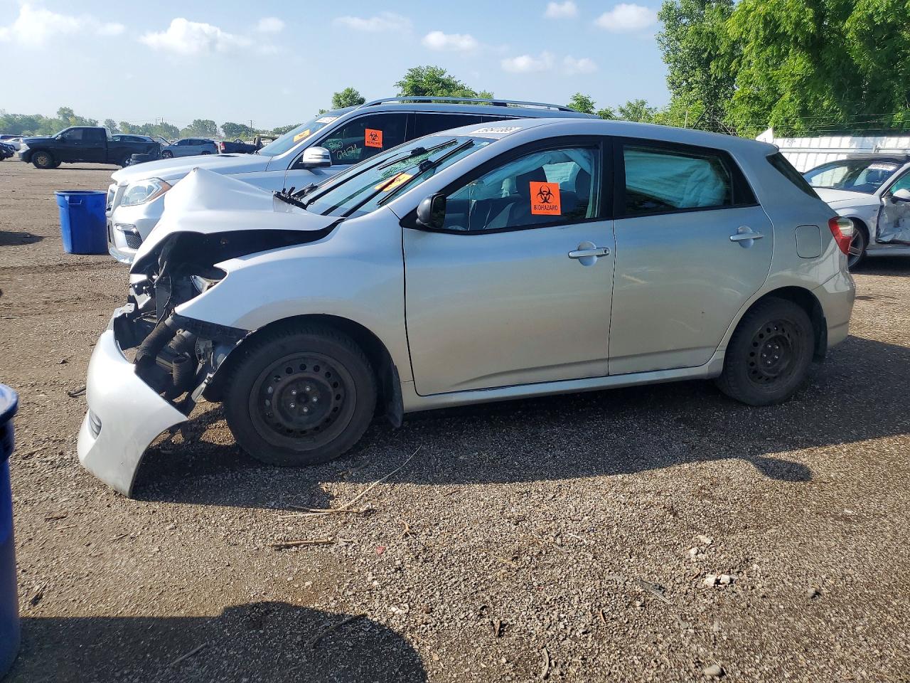 2012 Toyota Matrix L Silver vin: 2T1KU4EE7CC874770