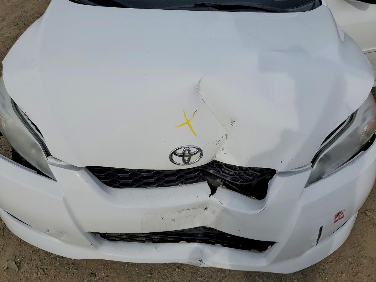 2013 Toyota Matrix L White vin: 2T1KU4EE7DC977754