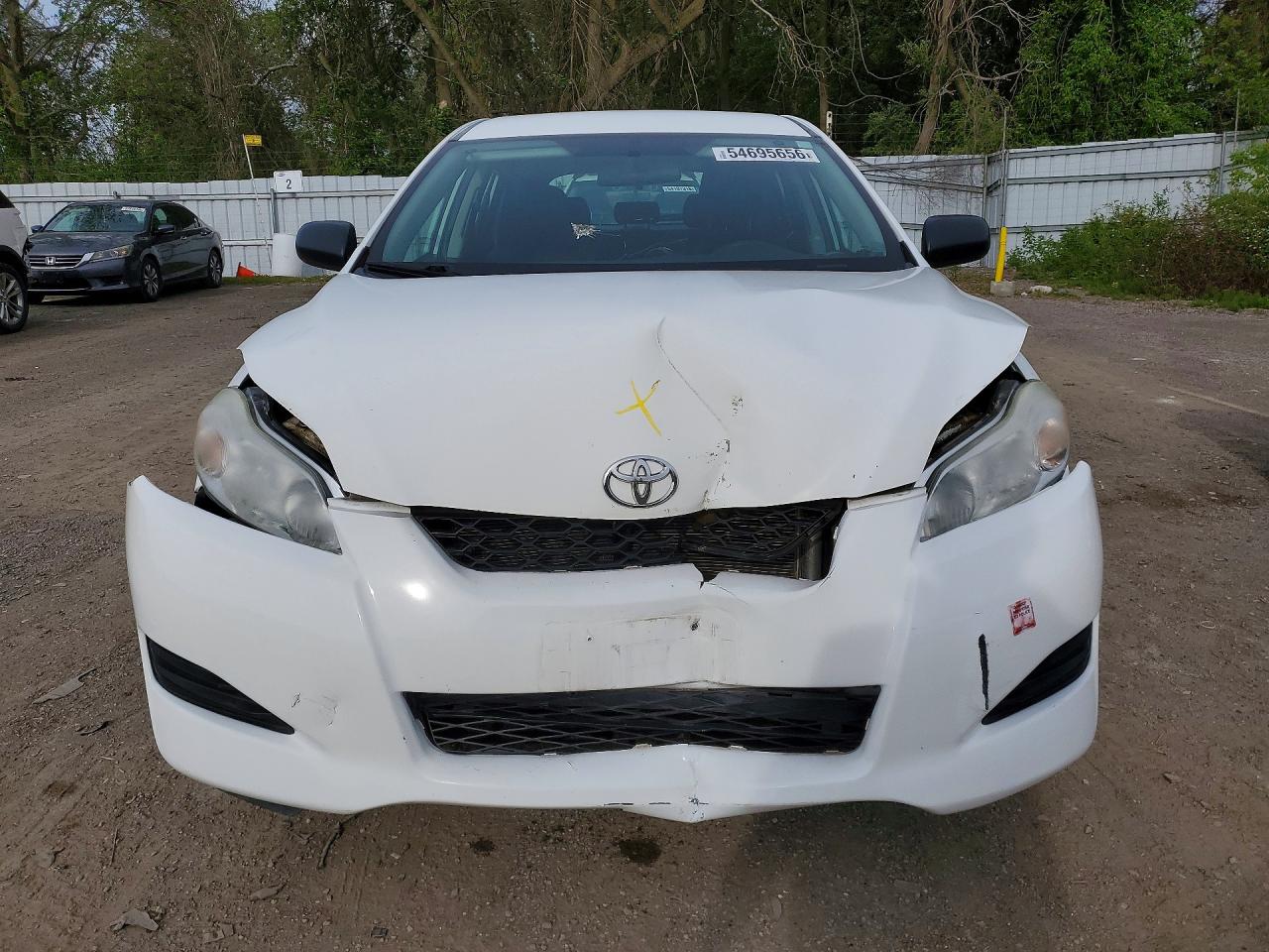 2013 Toyota Matrix L White vin: 2T1KU4EE7DC977754