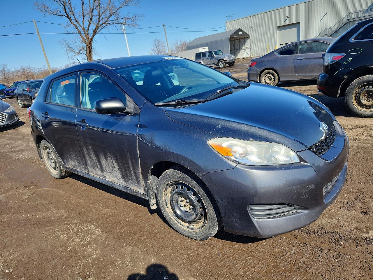 2014 Toyota Matrix Base Gray vin: 2T1KU4EE7EC136809