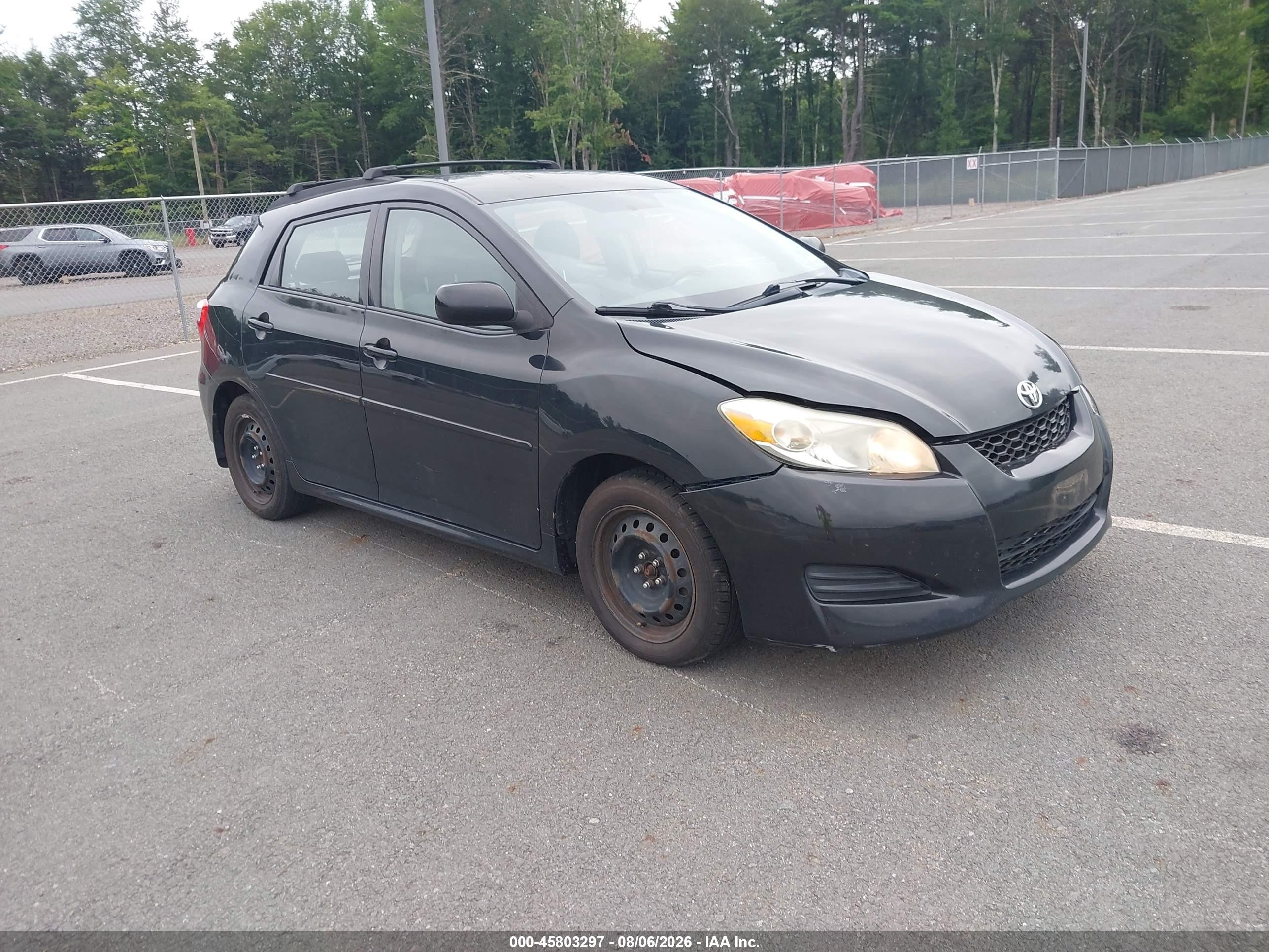 2010 Toyota Matrix   Black vin: 2T1KU4EE8AC260498