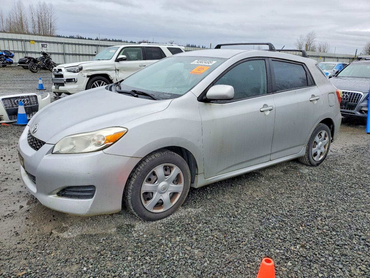 2010 Toyota Matrix Base Silver vin: 2T1KU4EE8AC287720